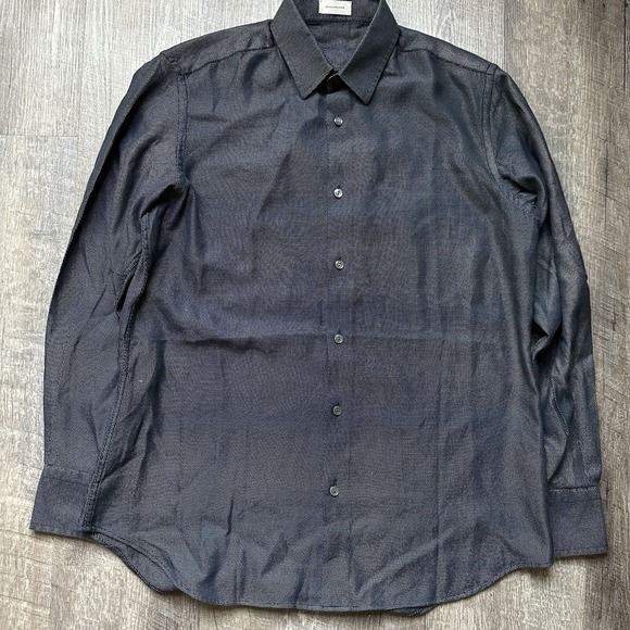 Balenciaga Other - Balenciaga Shirt Black Medium 15.5 / 39 Made in Italy 100% Cotton AUTHENTIC M